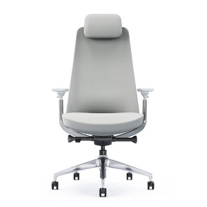 YUCAN Ergonomic Mesh Upholstered Foam Task <b>Chair</b> with 4D Armrests Adjustable Headrest Swivel Tilting for Home and Office - Product Image 2