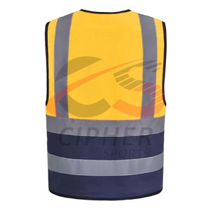 Chaleco de trabajo de seguridad sin mangas de último diseño, chaleco personalizado para exteriores, chaleco de trabajo de seguridad de malla para hombres - Product Image 6