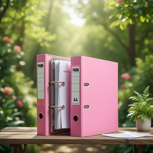 PAGNA A4 <b>Ring</b> <b>Binder</b> 2 Pink-File <b>Folder</b> Accessories - Product Image 3