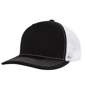 Two Tone 5-Panel Sports <b>Trucker</b> Caps 100% Cotton Denim Basic Blank Classic Custom Logo 3D Embroidery 6-Panel Baseball Sporty - Product Image 1