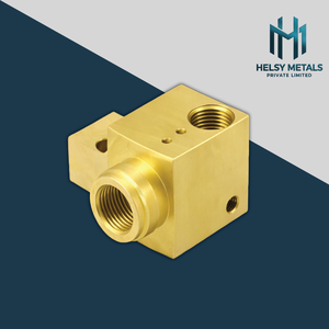 Bloque de Componentes de Latón CNC VMC, Orificios Roscados Perforados, Cavidades, Latón de Grado Premium, Larga Vida Útil, Ingeniería Personalizada OEM - Product Image 6