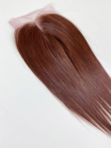 HD dentelle point culminant sans colle dentelle 2*6 perruque Bonestraight vietnamien vierge cheveux humains cuticule aligné faisceaux de cheveux - Product Image 3