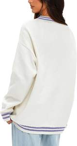 Pull décontracté confortable Pull d'hiver chaud à manches longues Pull pour femmes Pull en tricot Pull grande taille - Product Image 2