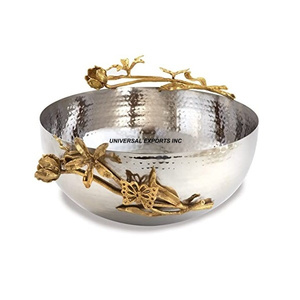 Bol à chocolat martelé en or, qualité supérieure, fait à la main, bol à bonbons classique, élégant, design, nouveau bol à chocolat - Product Image 5