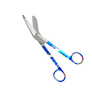 Ciseaux à point de bandage à poignée de couleur personnalisée 6 "ciseaux médicaux à lame incurvée ciseaux chirurgicaux à pointe fine - Product Image 1