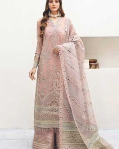 ชุดเดรสทำงานผู้หญิงคุณภาพเยี่ยมทันสมัยปี 2025-2026 ผ้าฝ้ายซาลวาร์ คามีซ ล่าสุดสำหรับงานปาร์ตี้ 01266 - Product Image 3