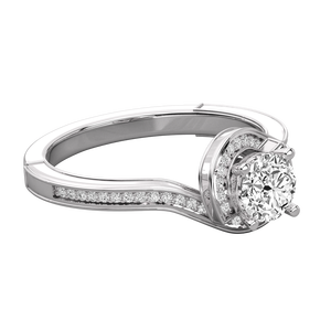 Bague solitaire en or 10 carats pour femmes, diamant cultivé en laboratoire - Product Image 3