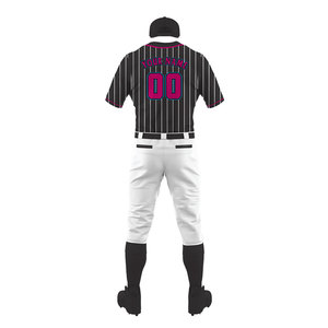 Chemises décontractées de qualité supérieure Maillot d'uniforme de baseball léger par sublimation unisexe - Product Image 4