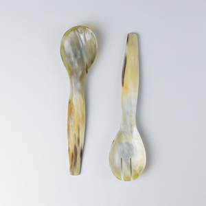 ช้อนตกแต่งทำจากธรรมชาติควายฮอร์นเครื่องใช้ในครัวรวมทั้งช้อนเขาและส้อมฮอร์น - Product Image 3