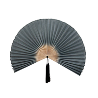 Vente en gros de plantes rustiques printemps Boho grand ventilateur décoratif en bambou pour la décoration de la maison salon chambre tenture murale Vietnam