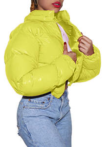 Low Price Women <b>Puffer</b> <b>Jacket</b> Made in Pakistan 2025 Factory Made New Arrival Women <b>Puffer</b> <b>Jacket</b> Made in Pakistan <b>Yellow</b> Colour - Product Image 6