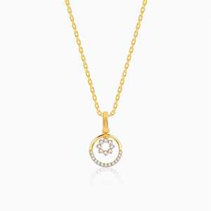 จี้เพชรวงกลมคู่สีทอง-จี้และเครื่องรางสุดหรู - Product Image 5