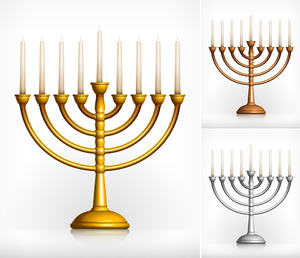 Meilleure vente bougeoir décoratif fait à la main bougeoir spécial festival juif en aluminium et métal pour les espaces de vie - Product Image 5