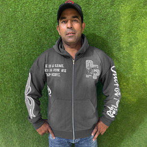 Service OEM Dernier style Sweat à capuche à fermeture éclair pour hommes à séchage rapide Fermeture éclair complète Poids lourd Impression numérique 100% coton - Product Image 1