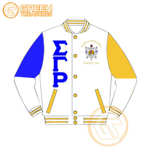 Personalizado Sigma Gamma Rho satén bordado Varsity chaqueta hermandad de Mujeres de alta calidad transpirable impermeable a prueba de viento chaquetas de las mujeres - Product Image 2