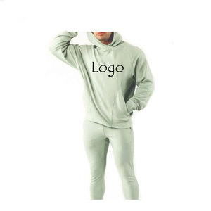 Sweat à capuche à logo personnalisable 100% coton pull à motif uni avec impression de broderie de poche sweat à capuche pour hommes - Product Image 1