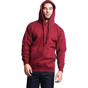 Sweat-shirts à capuche unisexes en coton lourd 350 g/m² 500 g/m², sans cordon, de bonne qualité, avec logo brodé - Product Image 4