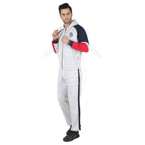 2024 personnalisé hommes formation Jogging fermeture éclair à capuche costumes confortable deux pièces ensemble imprimé survêtements pour l'hiver respirant - Product Image 3
