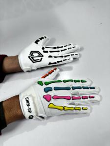 Gants de football américain souples et confortables vente en gros Gants personnalisés OEM avec fonction collante Personnaliser votre propre logo - Product Image 2