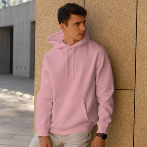 Pull à cordon avec impression graphique pour hommes, sweats à capuche en molleton de coton lourd - Product Image 3