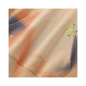 Sweats à capuche de grande taille avec impression bouffante et services OEM prix abordable style tendance sweat à capuche avec impression bouffante pour hommes - Product Image 6