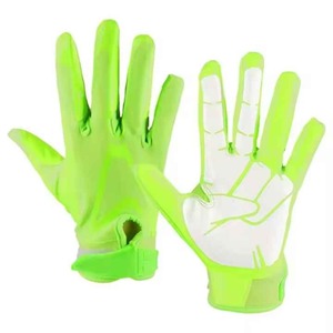 Gants de football américain respirants et légers, les plus vendus, avec poignées antidérapantes, design professionnel à doigts complets, haute qualité - Product Image 2