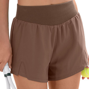 Solide jaune durable entraînement Fitness Yoga respirant Sport Shorts femmes Gym basique Shorts femmes vêtements du Pakistan 2025 - Product Image 1