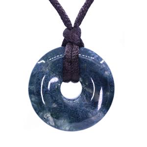 Colgante de piedra preciosa natural en forma de donut pulido de 1.8-2 pulgadas (45-50 mm), minimalista, unisex, de calidad premium, el más vendido al por mayor. - Product Image 1