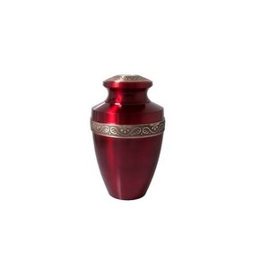 Urnas de cremación para adultos con diseño de hojas con textura hecha a mano, suministros funerarios de alta calidad con color personalizado, estilo americano - Product Image 5