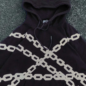 Sweats à capuche 100% coton sur mesure pour hommes manches complètes respirantes Streetwear hiver OEM sweats à capuche vierges - Product Image 5