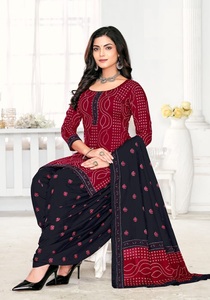 Bandhani Vestido especial de algodón para verano - Product Image 2