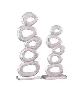 Top Tendance Moderne En Métal Abstrait Cast Figurine Sculpture pour Multi-Espace Décor Bas Prix Art Moderne Top Pick - Product Image 5