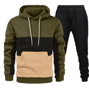 Trajes Deportivos con Capucha para Hombre, de Invierno, Secado Rápido, Transpirables, Ligeros, con Logotipo Personalizado, Colores Combinados, Fabricados por Isha Industry - Product Image 3