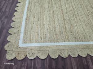 พรมแบบอินเดียทำด้วยมือประดับสีแดงและหลากสีพรมอินเดียสีดำช็อคโกแลตที่สวยงามปรับขนาดได้ - Product Image 6