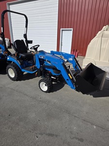 Tracteur agricole diesel 4x4 bleu de 55 CV avec engrenage de transmission et chargeur frontal - Product Image 6