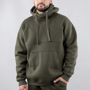 Nuevas sudaderas con capucha para hombre con cordón más largo 100% algodón suave de alta calidad sobre tallas sudaderas con capucha - Product Image 1