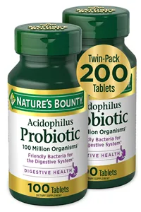 Probiotique Acidophilus Nature's Bounty - Product Image 1