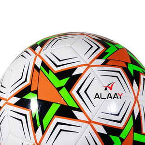 Alaay Machine d'entraînement Ballon de football cousu Star Design Football d'entraînement à haute rétention d'air avec logo pour une utilisation sportive - Product Image 5