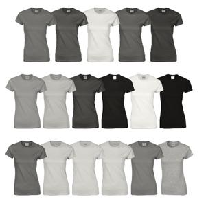 Camiseta clásica de algodón para mujer de nuevo diseño para adolescentes, ropa informal cómoda de alta calidad para sesiones de correr con lentejuelas - Product Image 5