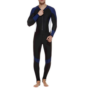 Combinaison de plongée en néoprène de 3 mm pour hommes et femmes, fermeture éclair avant, pour la plongée sous-marine, la natation, combinaison de plongée complète - Product Image 1