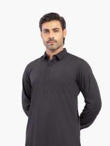 Salwar Kameez élégant pour hommes pakistanais, tenue traditionnelle musulmane de qualité supérieure, décontractée, pour l'Aïd, les mariages, les fêtes et le quotidien - Product Image 2