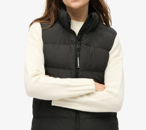 Gilets matelassés unisexes pour l'extérieur, sans manches, légers, chauds, coupe-vent, pour l'hiver, décontractés, pour la randonnée, vêtements de travail, 100% polyester - Product Image 2