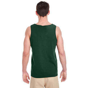 Camiseta sin Mangas al por Mayor para Niños y Hombres, Corte Holgado, Color Sólido, Hombros Anchos, Cuello Redondo, Tejido Transpirable y Suave - Product Image 4