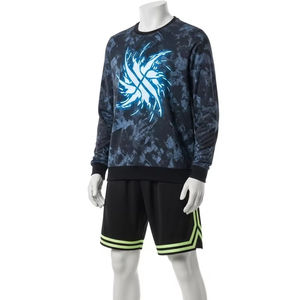 Ropa de baloncesto antibacteriana para adultos Mezcla de poliéster Spandex Estampado luminoso Uniforme deportivo de secado rápido para hombres y uso de entrenamiento - Product Image 4