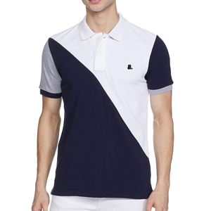 Polo hecho a medida de color sólido para hombre, Polo de algodón y poliéster de manga corta para hombre, Polo para ropa informal - Product Image 1
