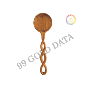 Cuchara de madera lisa para uso culinario diseñada para mayor durabilidad y comodidad y tareas de cocina diarias - Product Image 6