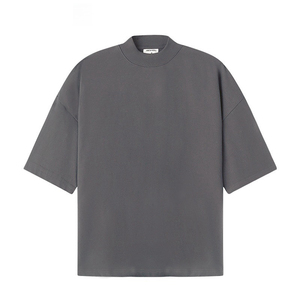 Camiseta de Alta Calidad, 300GSM, 100% Algodón, Cuello Medio Alto, Estilo Urbano, Unisex, Personalizable - Product Image 3