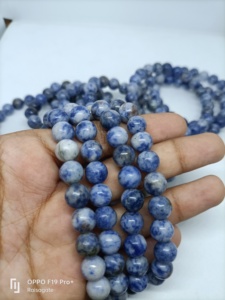 Best Quality RAIS AGATE Sodalite 8mm Polished <b>Bracelet</b> Natural Stone Unisex Beads Daily Wear Feng Shui Healthy Auspicious - Product Image 3