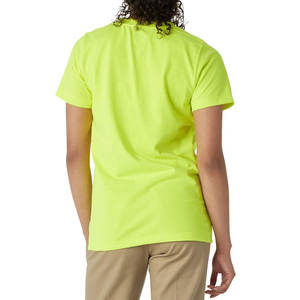 Color verde claro mujeres 100% algodón liso camisetas venta al por mayor de alta calidad logotipo personalizado puro algodón mujeres camisetas - Product Image 2