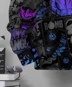 Sweat à capuche pour homme de qualité supérieure, ultra confortable et douillet, 100% coton, brodé, uni, teinture unie avec impression numérique pour l'hiver - Product Image 2